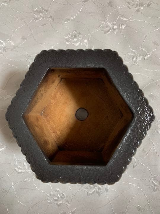 盆栽鉢　落款有り