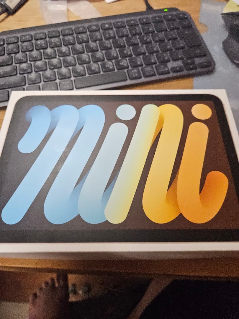 ipad mini 6世代　wifi model 64gb カバーもつけます