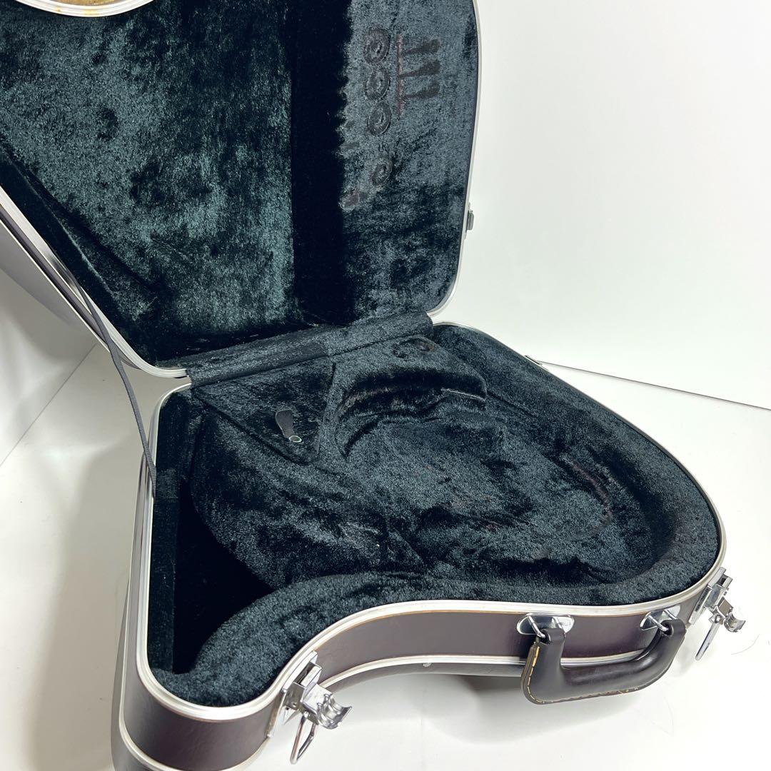 【内装美品】 YAMAHA フレンチホルンケース ブラウン　ハードケース　純正