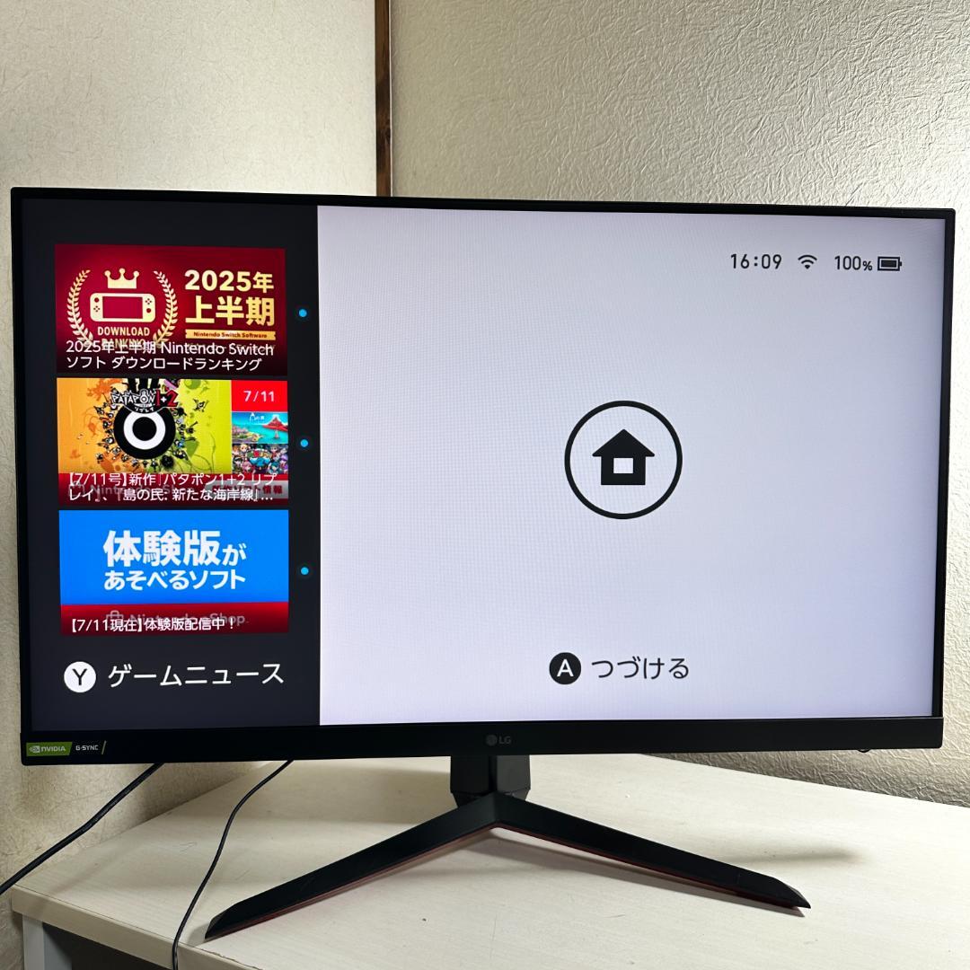 LG WQHD 165Hz 31.5インチ ゲーミングモニター