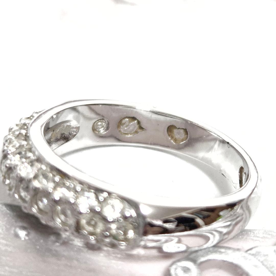 ●専用　SWAROVSKI クリスタルリング 指輪 13号 シルバーカラー 箱付