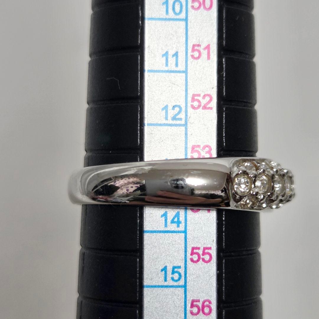 ●専用　SWAROVSKI クリスタルリング 指輪 13号 シルバーカラー 箱付