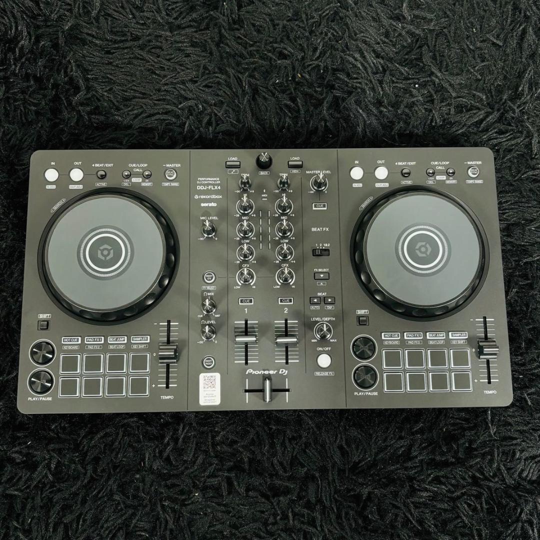 パイオニアDJ DDJ-FLX4 DJコントローラー 2デッキ マルチアプリ対応