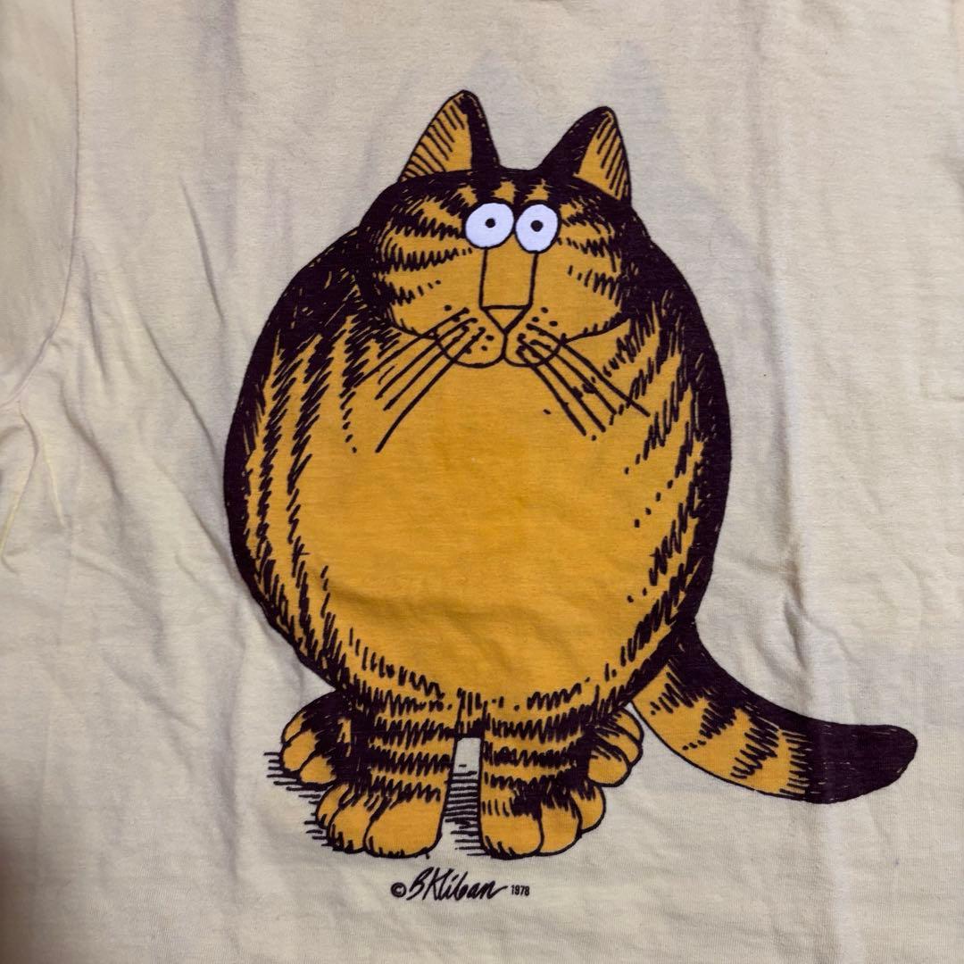 こ*ち様 70s USA製　クリバンキャット　両面プリント　tシャツ
