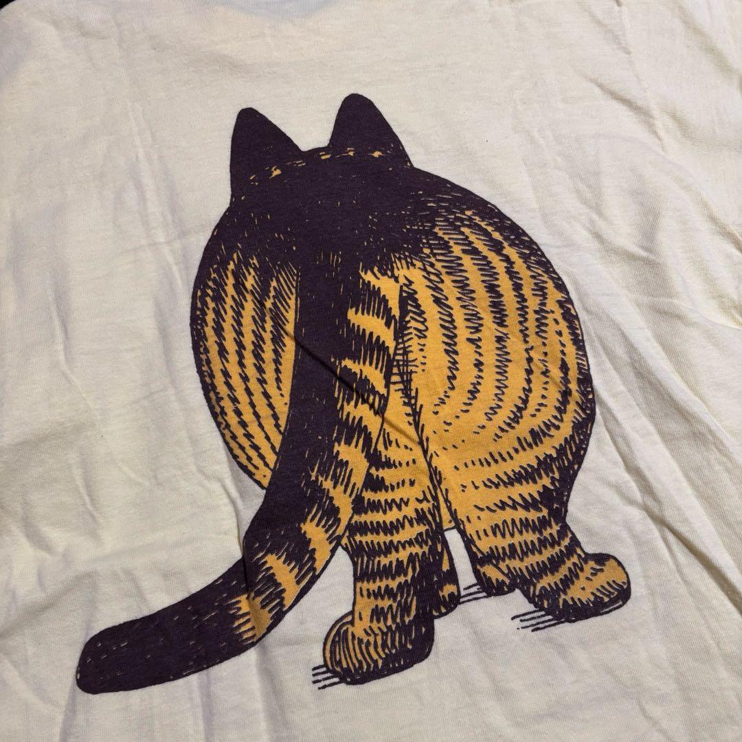 こ*ち様 70s USA製　クリバンキャット　両面プリント　tシャツ