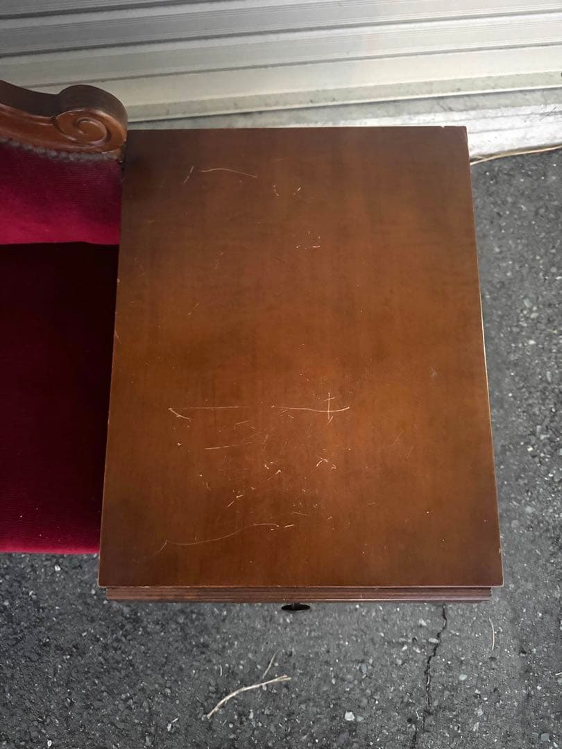 2SAM47猫脚 イタリア テレフォンベンチ ソファ アンティーク