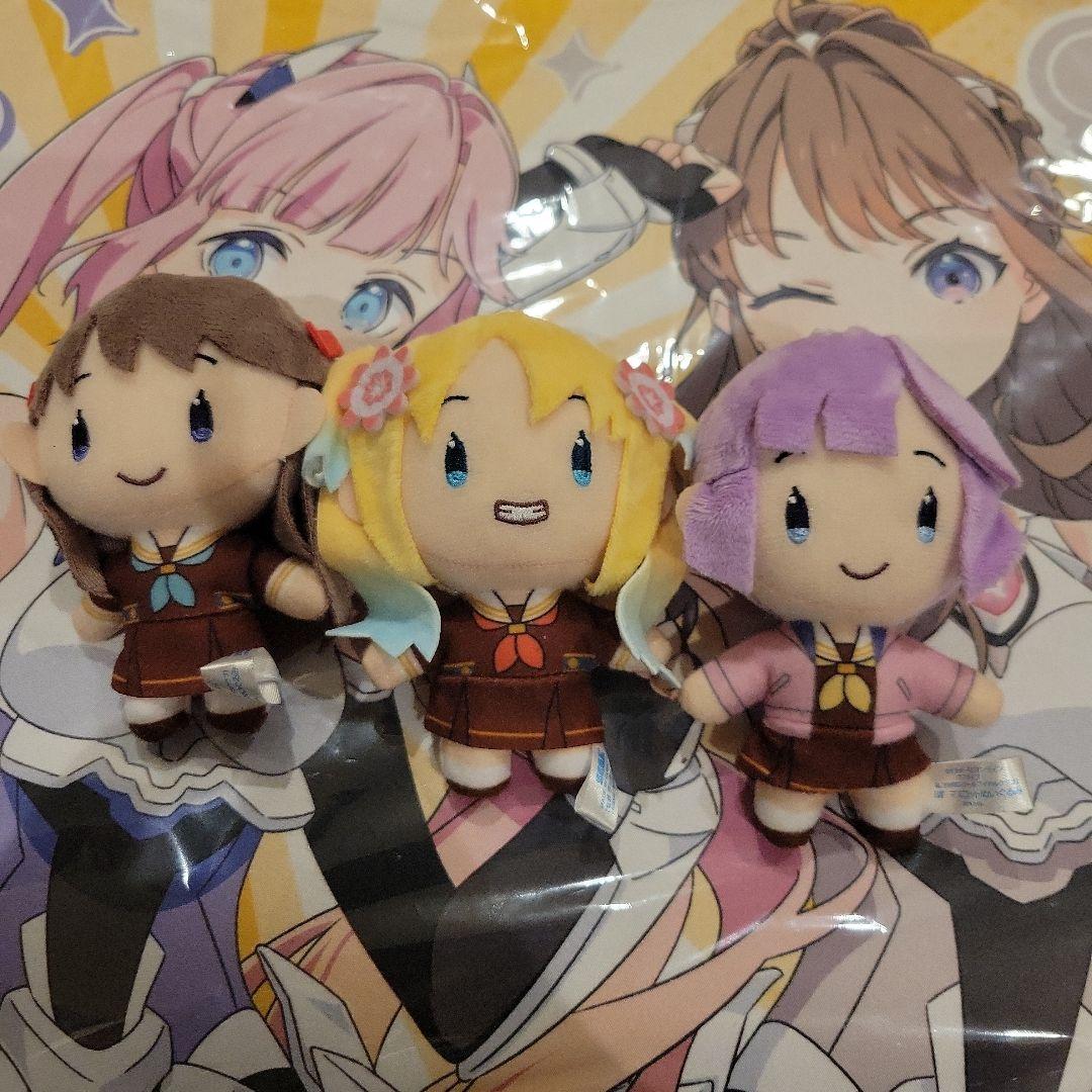 蓮ノ空　セガラッキーくじB賞ぬいぐるみ みらぱセット