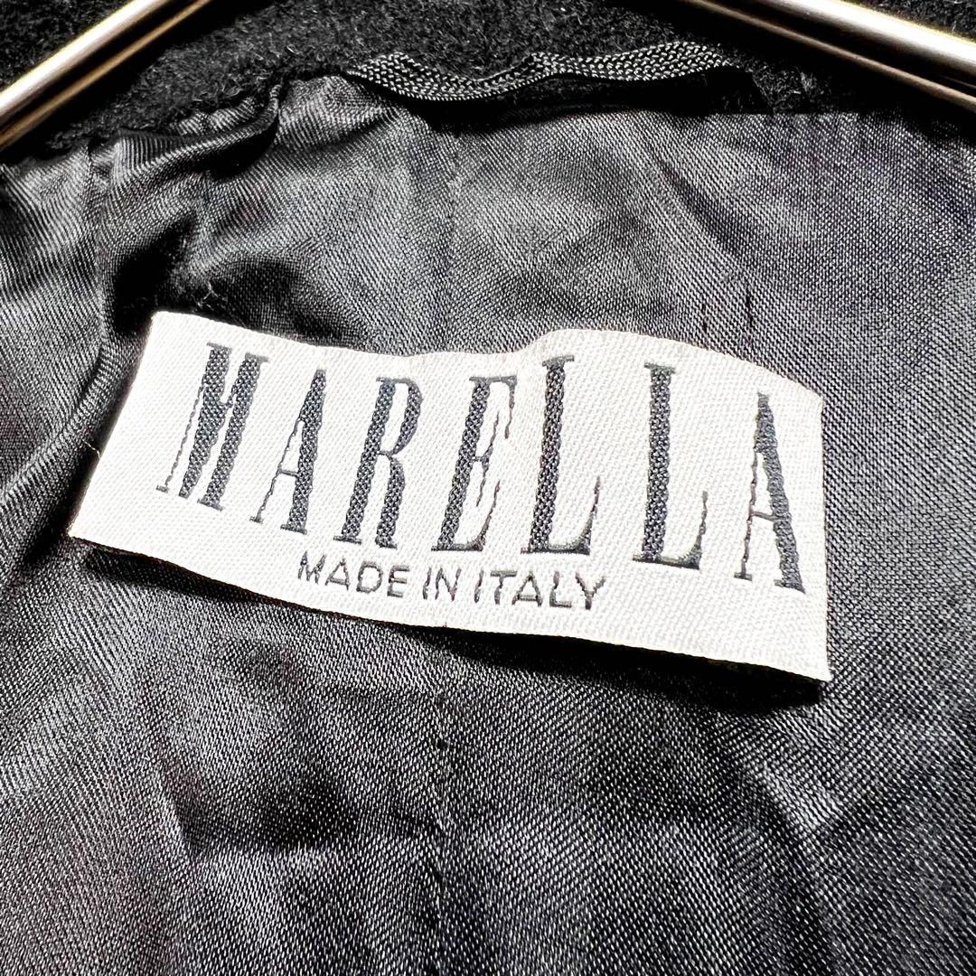 MaxMara MARELLA アルパカ 羽織り チェスターコート XL相当