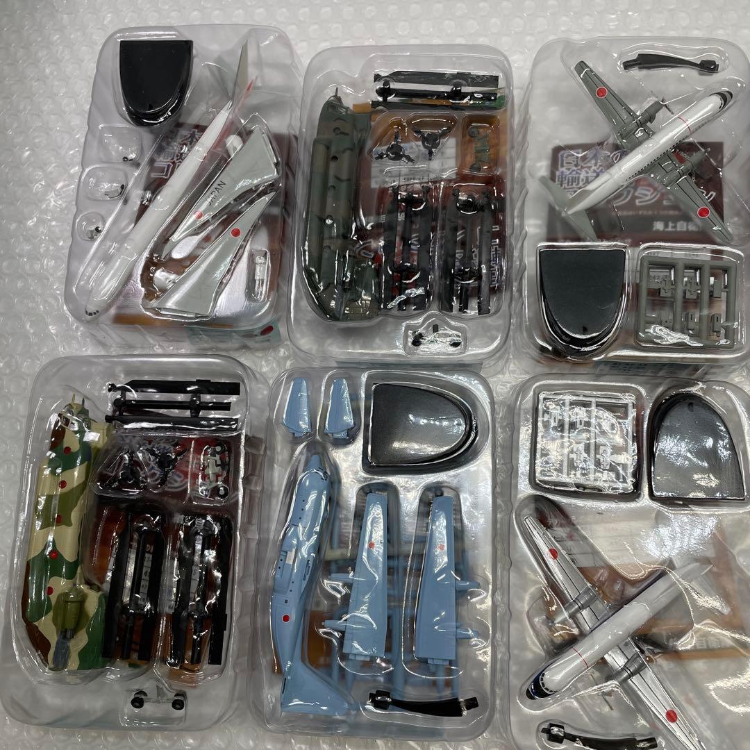 【U52】 F-toys 10個セット 日本の輸送機コレクション 模型