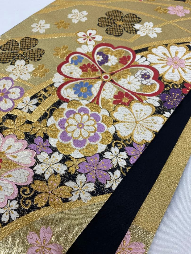 振袖 長襦袢 袋帯 3点セット 青柳 身丈 172cm ガード加工済