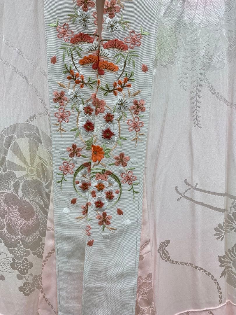 振袖 長襦袢 袋帯 3点セット 青柳 身丈 172cm ガード加工済