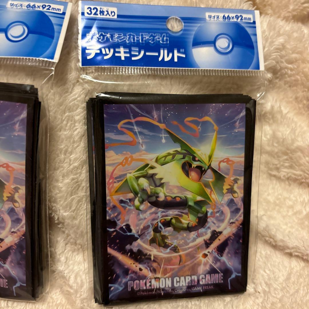 ポケモンセンター限定 デッキシールド　メガレックウザ　スリーブ