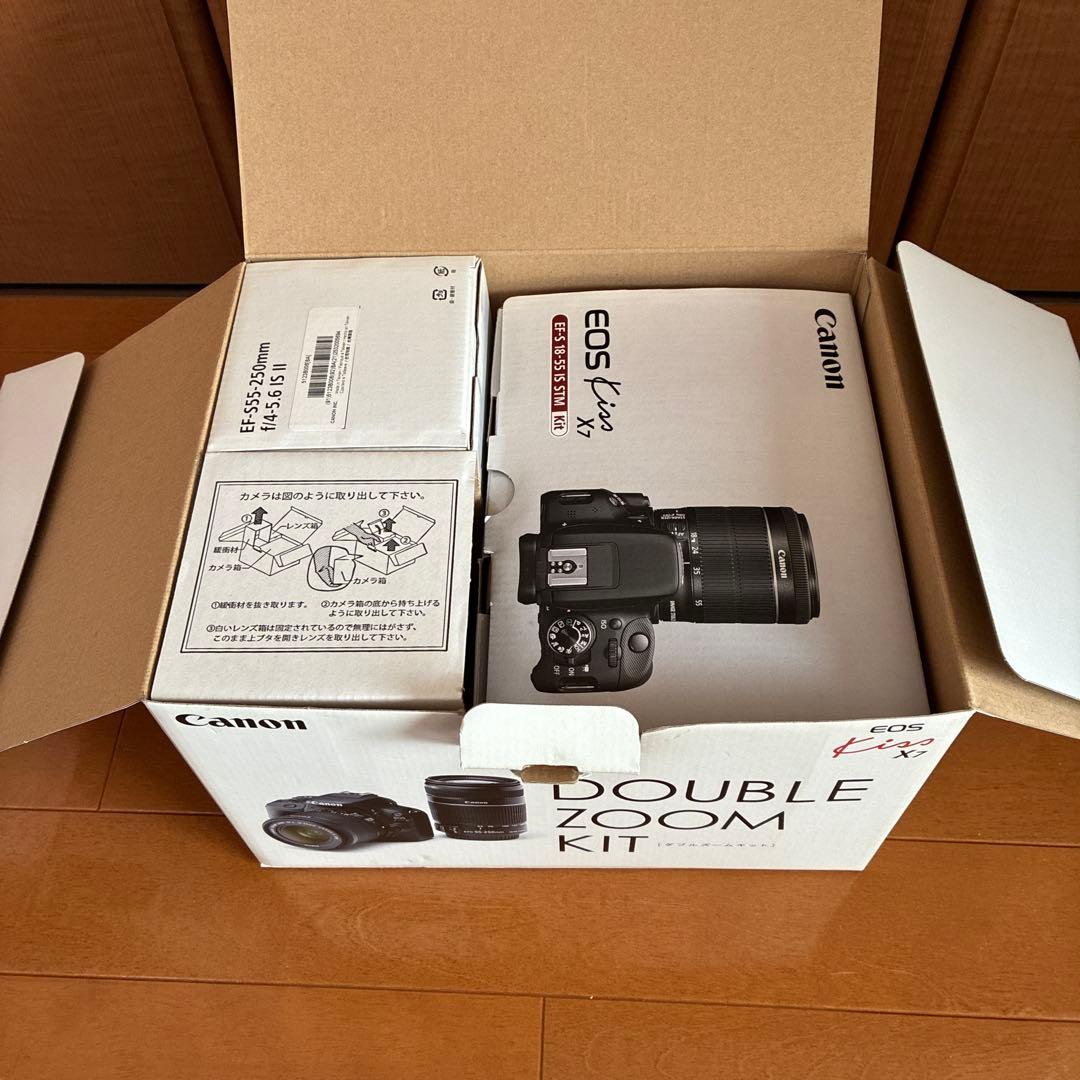 キャノン CanonEOSkissX7ダブルズームキット 美品