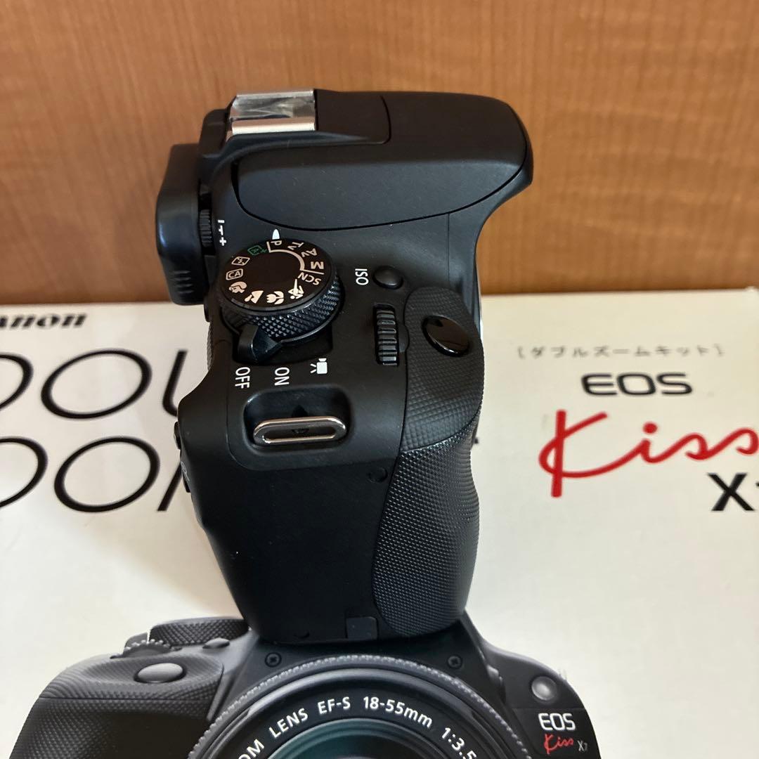 キャノン CanonEOSkissX7ダブルズームキット 美品