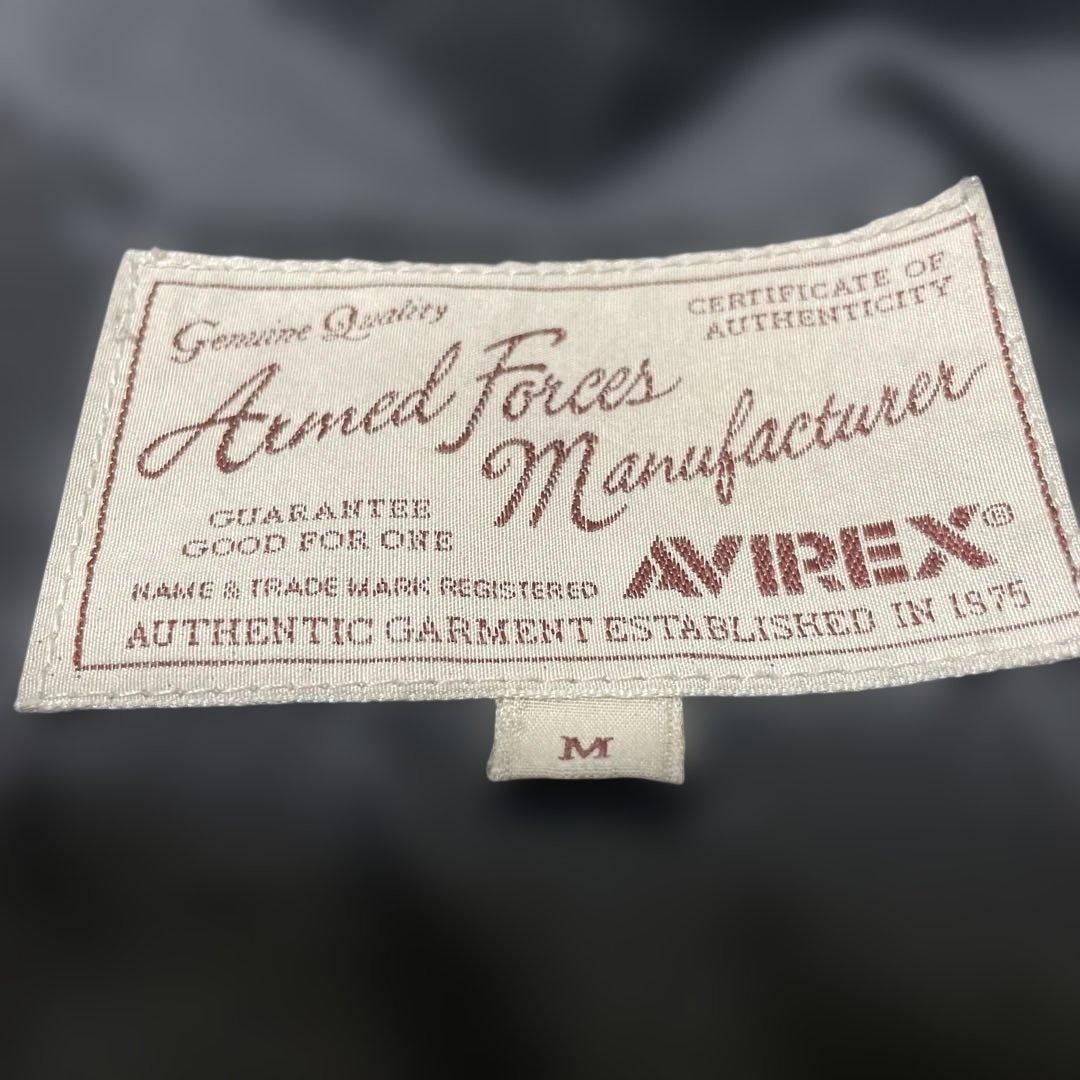 アヴィレックス ラムレザージャケット シングル M