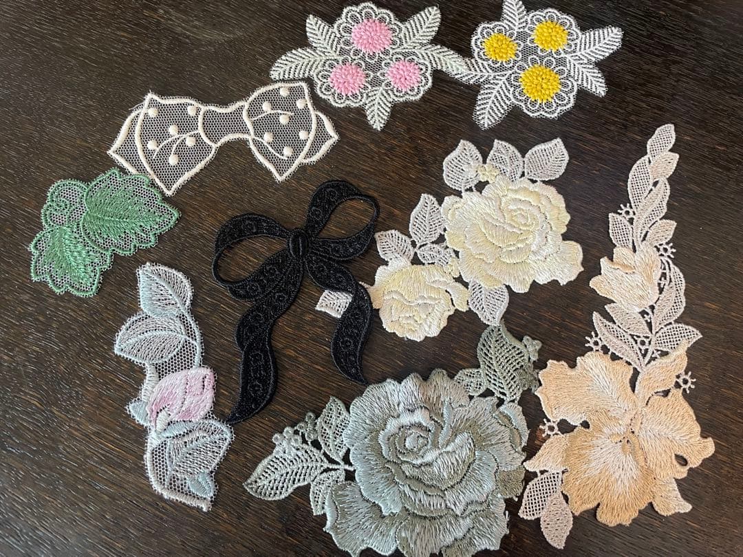 A)聖なるおすそ分けファイル　コラージュ素材　レース