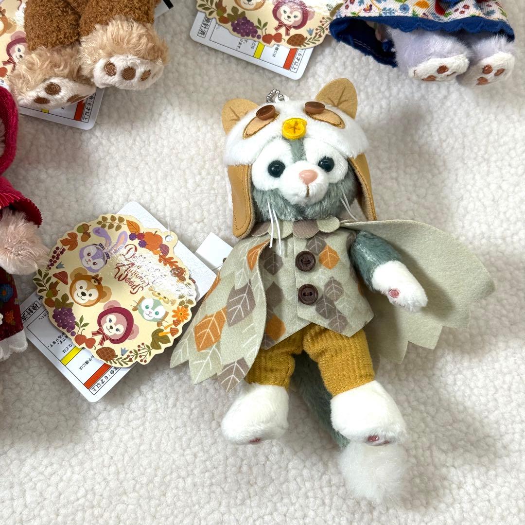 秋のぼうけん　TDL TDS期間限定ぬいぐるみバッジステラルー４体セット