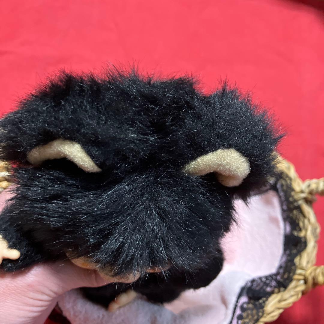 昭和レトロ　人形　ぬいぐるみ　ニャンコフ　猫　黒猫　指しゃぶり　モンチッチ