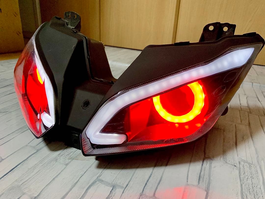 NINJA250 EX250L、ZX-6R カスタムヘッドライト ニンジャ250