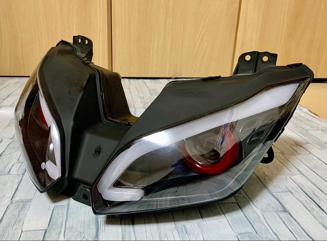 NINJA250 EX250L、ZX-6R カスタムヘッドライト ニンジャ250