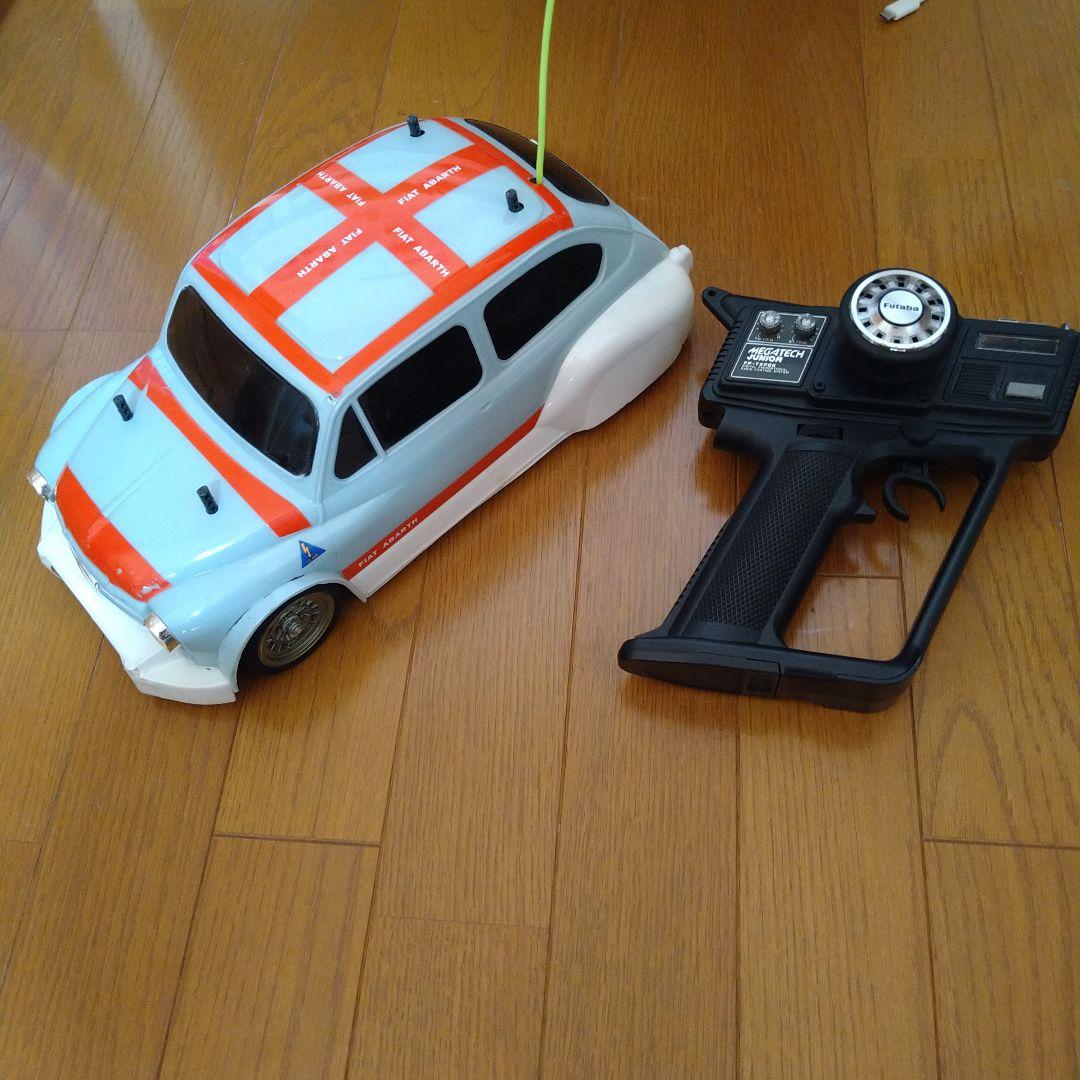 タミヤ 1/10 アバルト1000TCR メカ、プロポ付　ジャンク