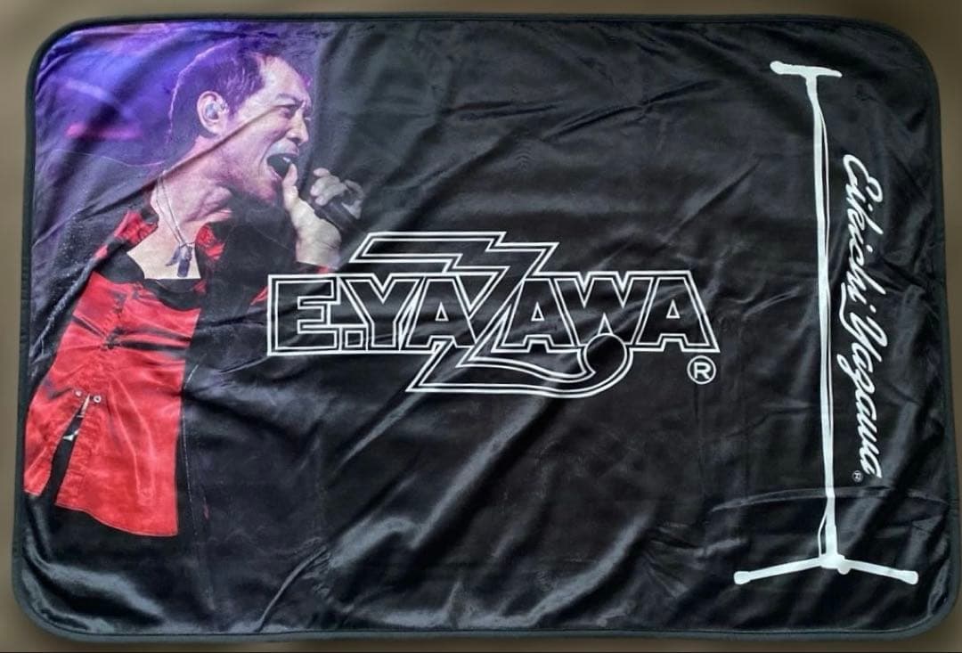 j*n様 E.YAZAWA ブランケット！ロゴ☆マイク☆シルエット