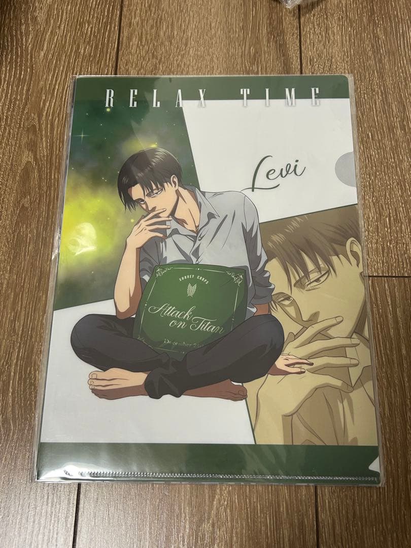 【19枚セット】進撃の巨人 リヴァイ クリアファイル
