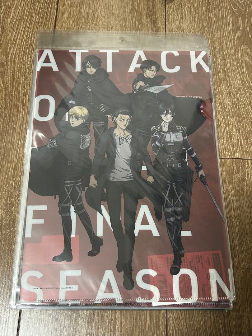 【19枚セット】進撃の巨人 リヴァイ クリアファイル