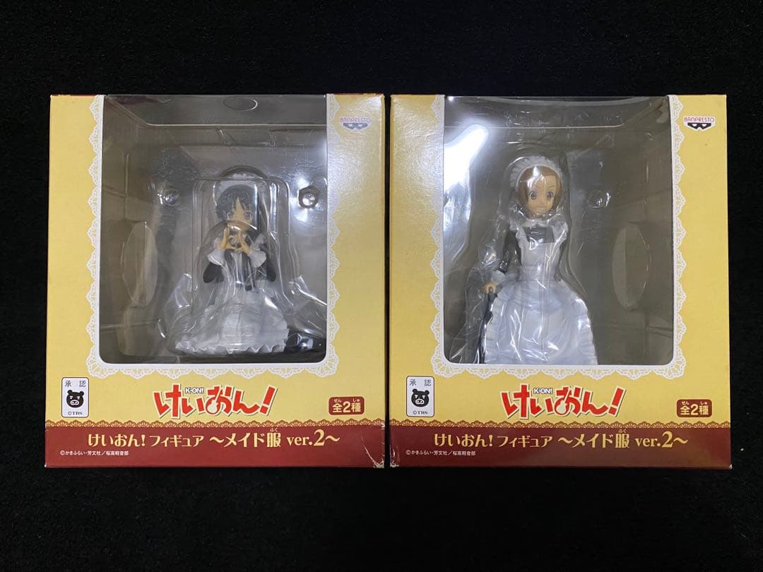 【新品未開封】全種類 けいおん！ フィギュア メイド服 ver.1、2、3