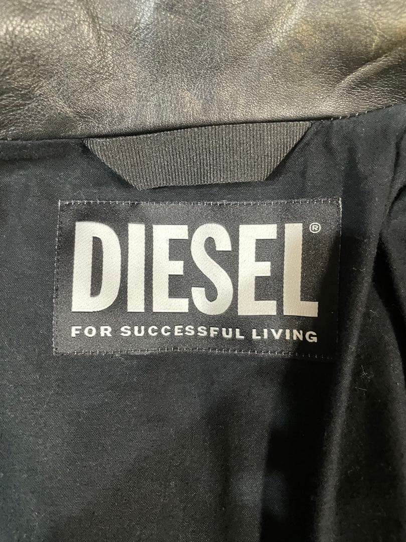 ジャケット・アウター diesel cow leather jacket