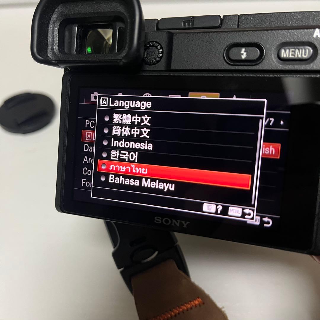 SONY α6400 ILCE-6400L パワーズームレンズキット ストラップ