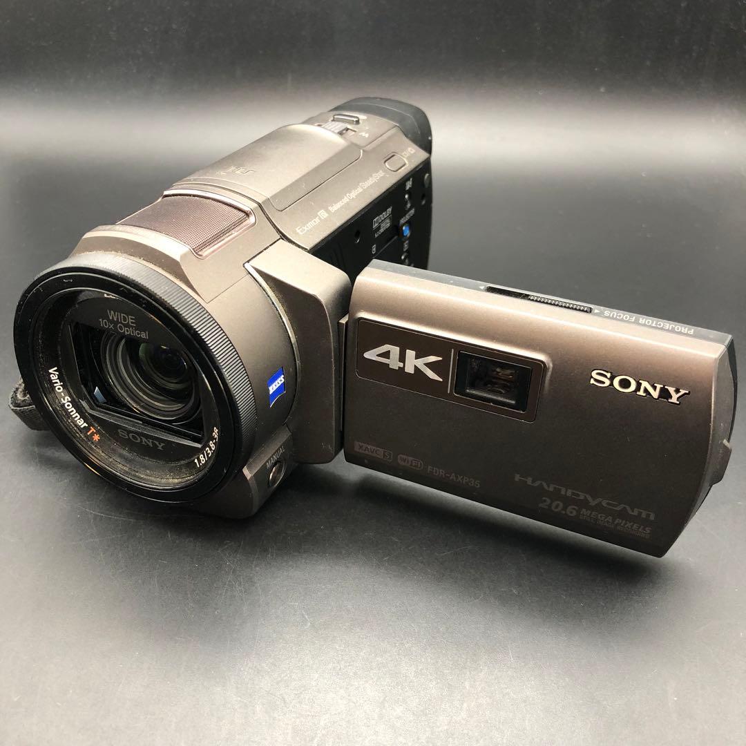 SONY 4Kビデオカメラ Handycam FDR-AXP35