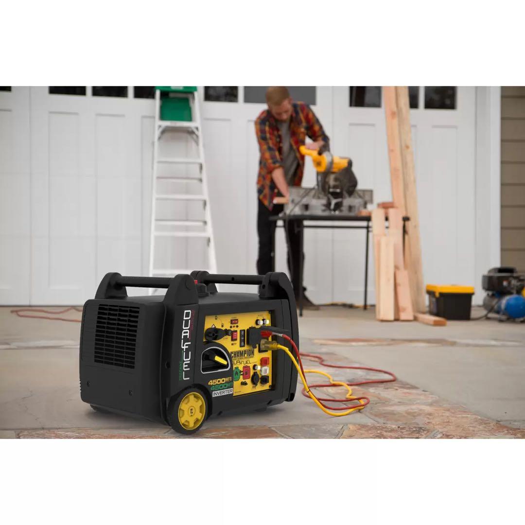 災害時にチャンピオン 発電機 3100W 50/60Hz ガソリン/LPガス対応