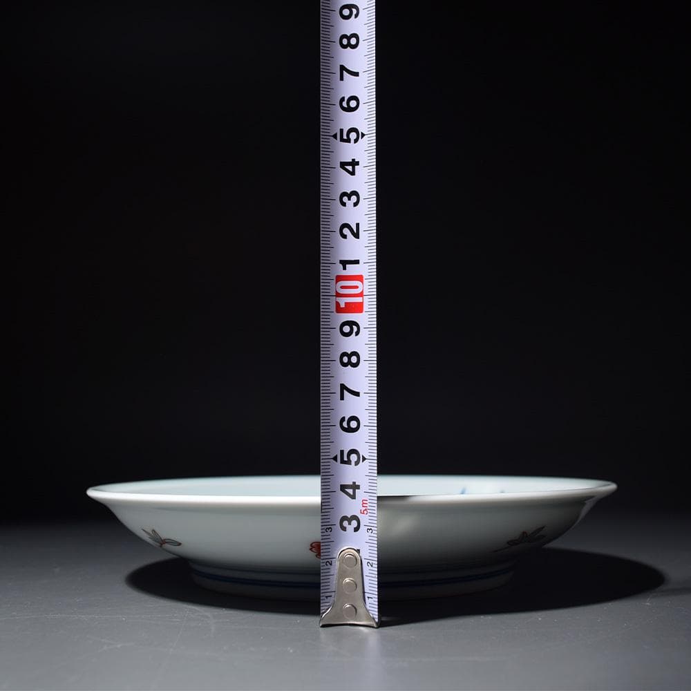 有田焼 色鍋島 人間国宝 十三代 今泉今右衛門 飾り皿 絵皿 骨董品 和食器