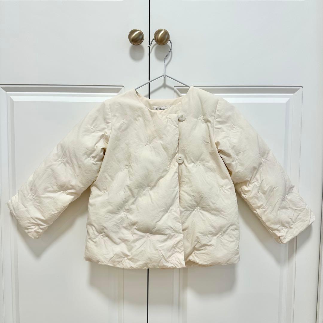 【※美品】Bonpoint(ボンポワン)⭐︎チェリー柄ダウン⭐︎