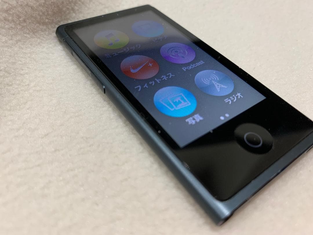 【美品】Apple iPod nano 第7世代 16GB スレート