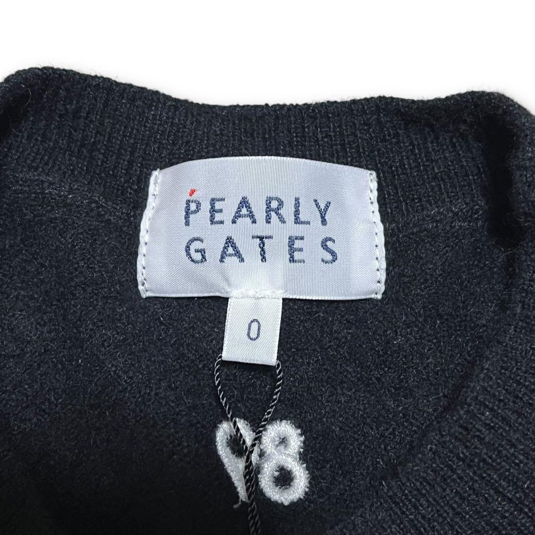 新品 パーリーゲイツ カシミヤ100% クルーネックセーター ニット