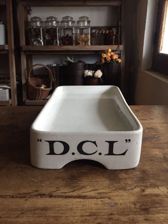 激レア イギリスアンティーク D.C.L  スラブ