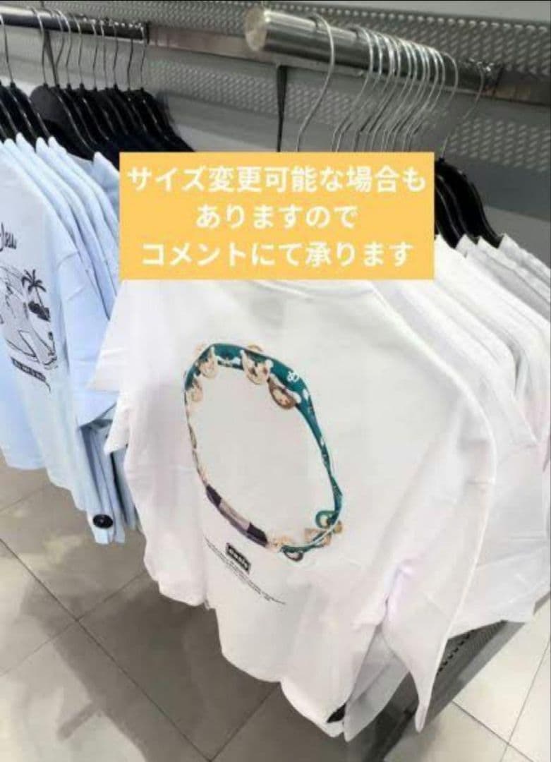 残り僅か！EU限定！完売品！oasis レアグッズ タンバリン Tシャツ 白T