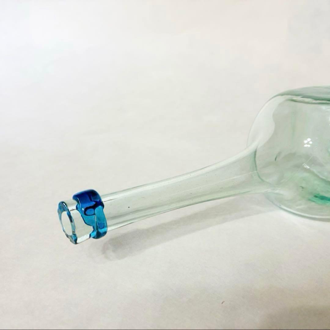 横山秀樹　一輪挿し　吹きガラス