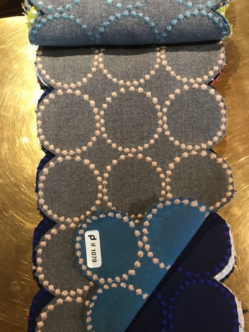 NT ママさん専用 ミナペルホネン ハンドメイド スツール タンバリン 生地