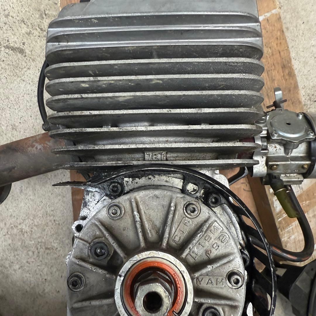 ヤマハ KT100 カートエンジン 湿式クラッチ付き リコイルスターター付属