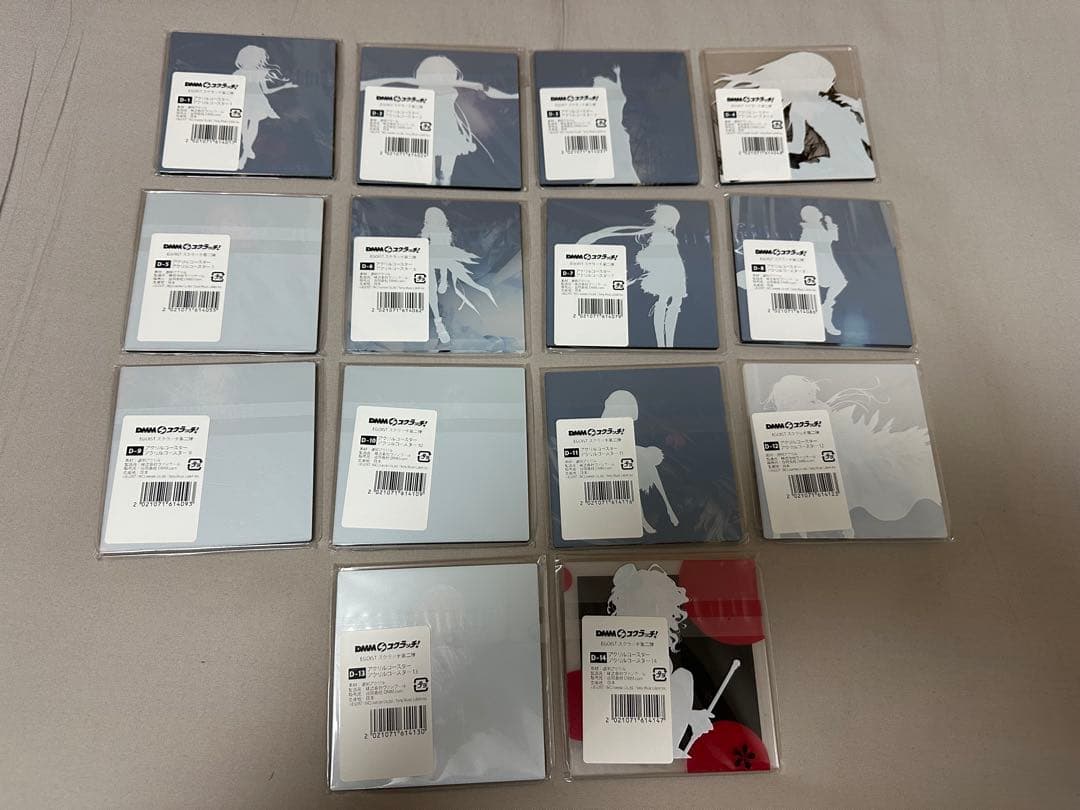 EGOIST アクリルコースター 14枚セット DMMスクラッチ! 第二弾 D賞