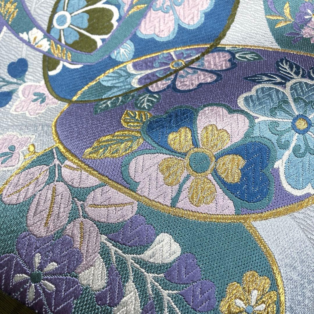 専用ページ　正絹　袋帯　【辻ヶ花】