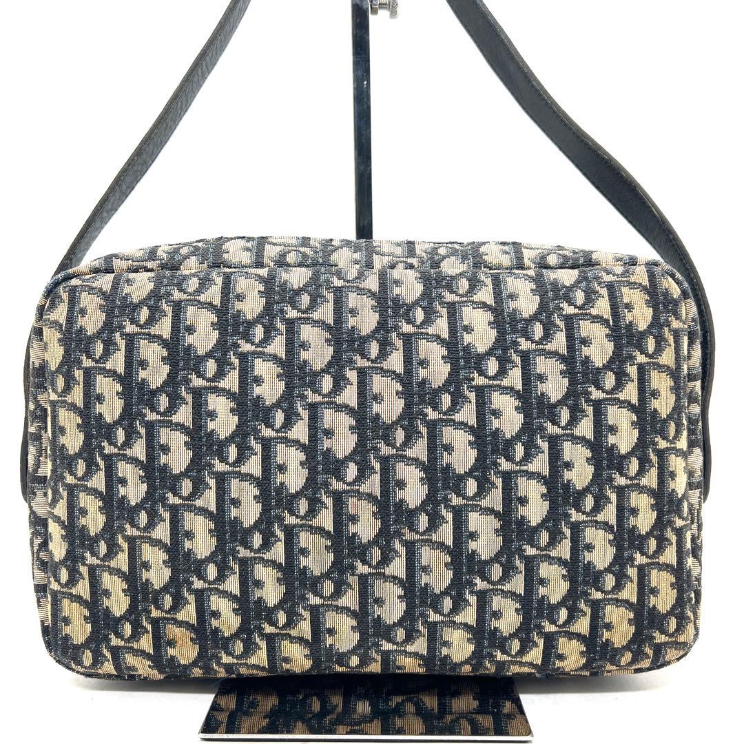 【美品】Dior ワンショルダー ショルダー バッグ トロッター キャンバス