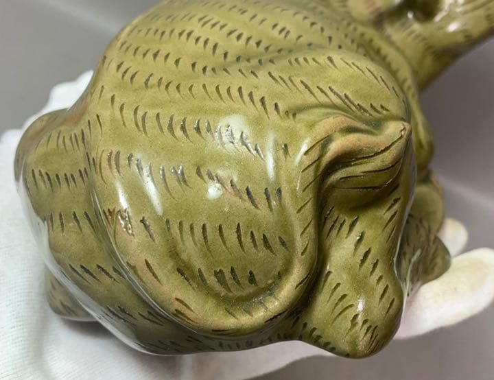 中国 牛置物　f2220606