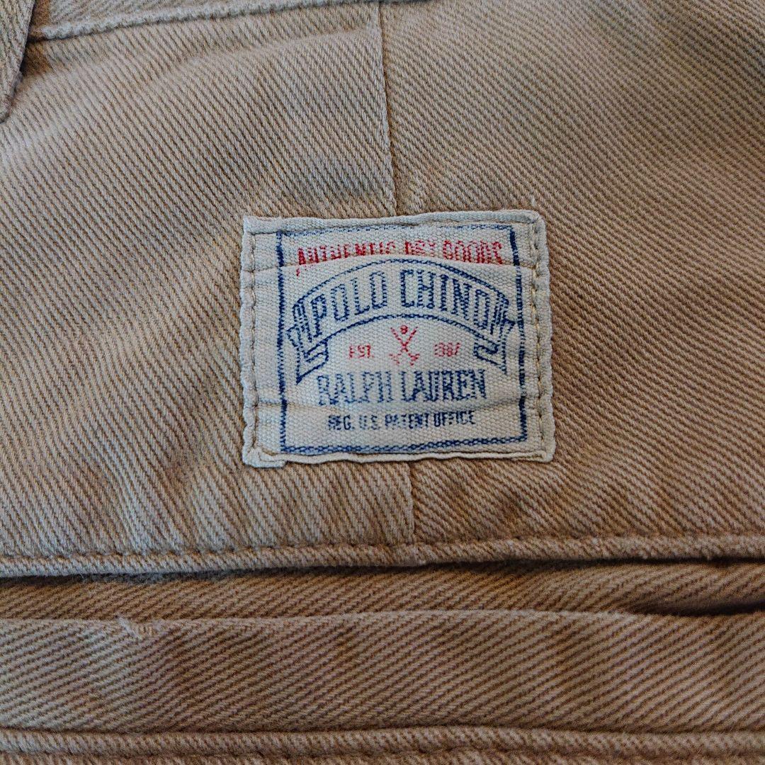 34×30 90's POLOチノ ボックスロゴ