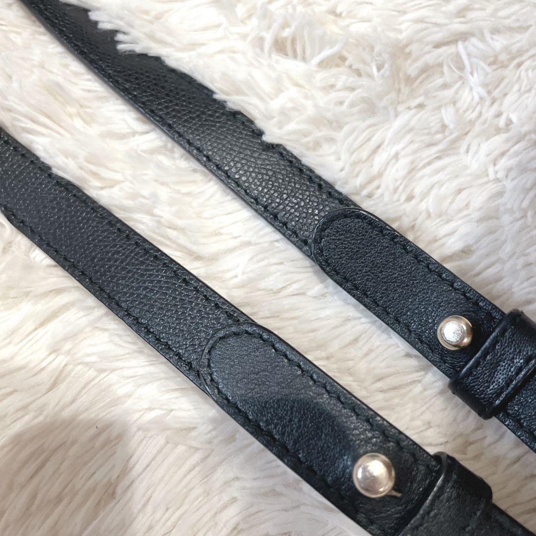 【極美品】 FURLA パイパーS ハンドバッグ 2way ショルダーバッグ 黒