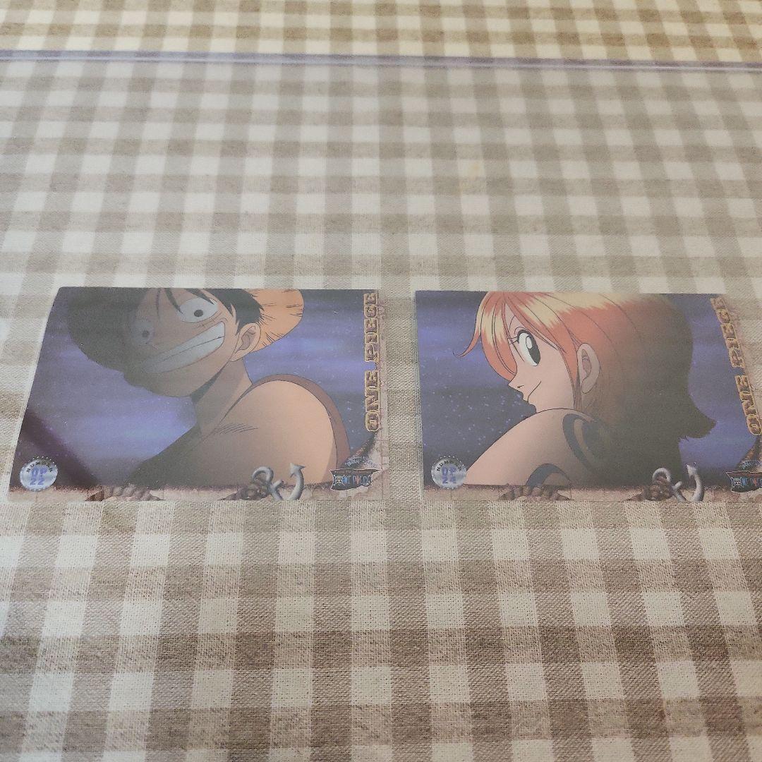 ワンピース　トレーディングステッカー カード アマダ レトロ