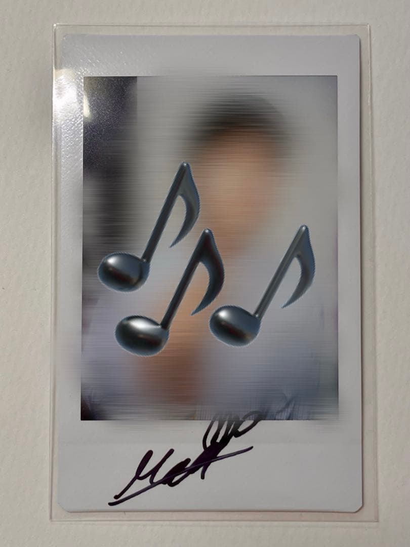 ZEROBASEONE メテュ マシュー サイン入りポラロイド写真